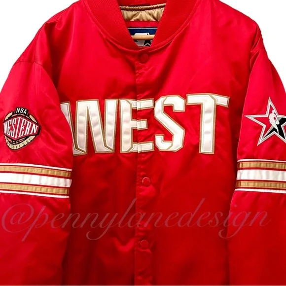 NBA Houston Rockets Western Conference All Star Jacket 2013 XXL - Picture 5 of 10